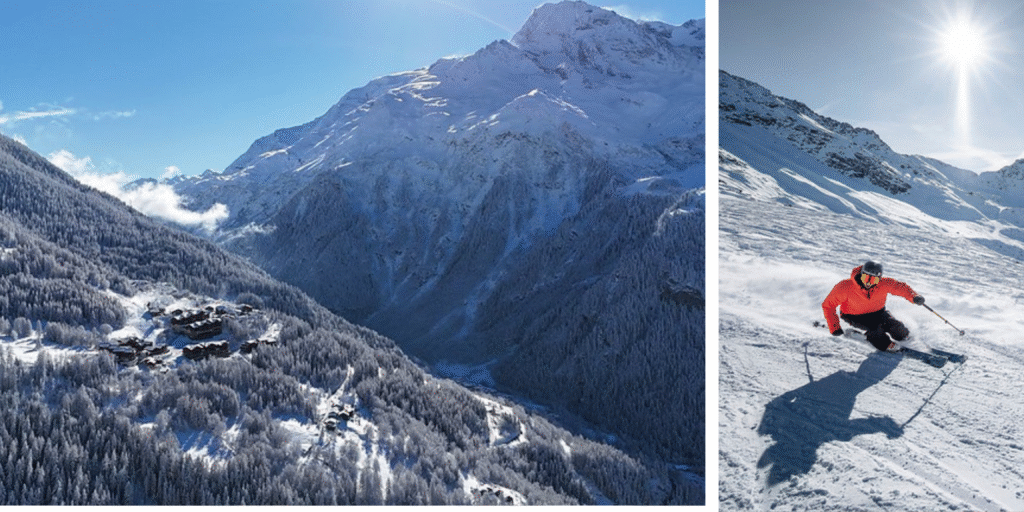 Sainte-Foy-Tarentaise, invierno en los Alpes franceses