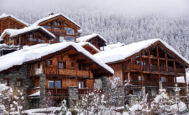 Sainte-Foy-Tarentaise, invierno en los Alpes franceses