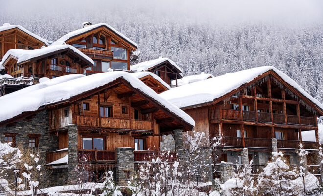 Sainte-Foy-Tarentaise, invierno en los Alpes franceses